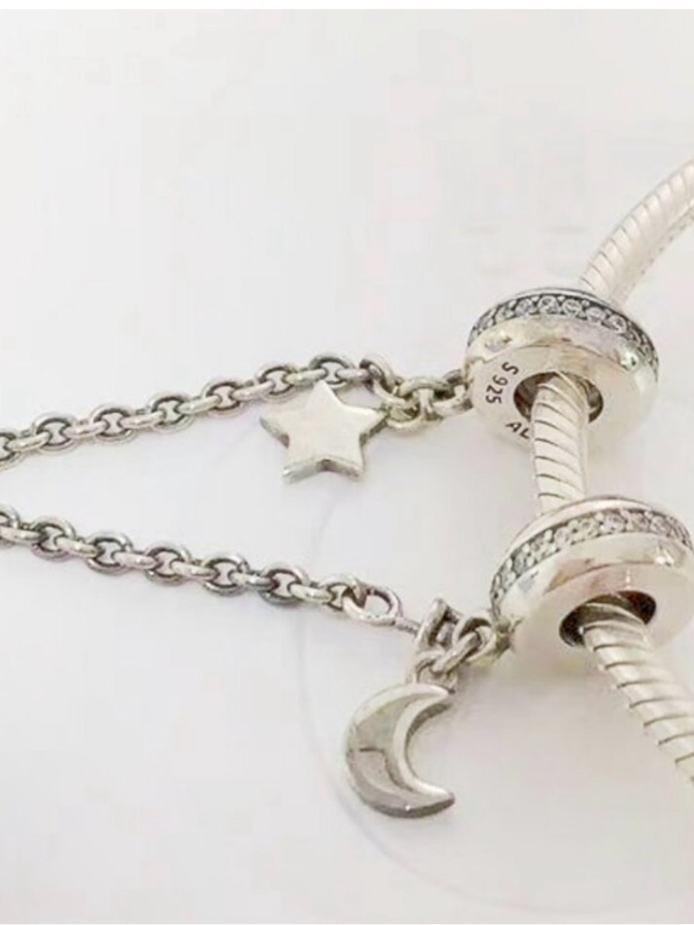 Pandora Star and Moon Safely Chain